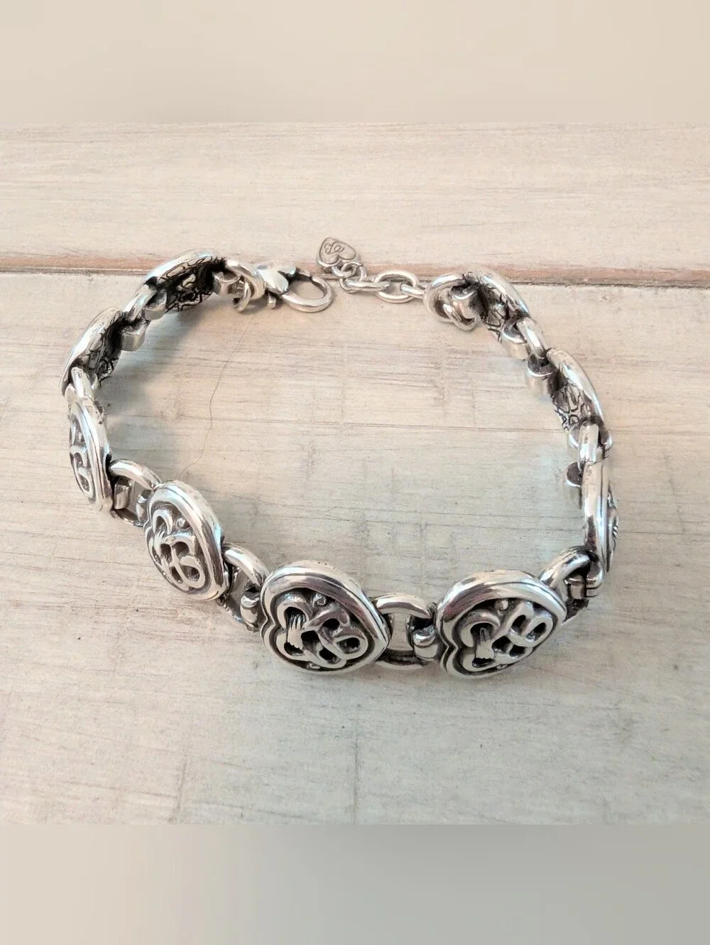 Brighton Guinevere Heart link bracelet